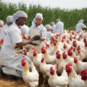 Leiharbeiter Facharbeiter Geflügelproduktion